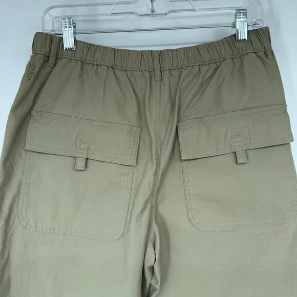 Free People Movement Voyage Pants Women's Size M Beige Cargo Straight Relaxed - Picture 5 of 10